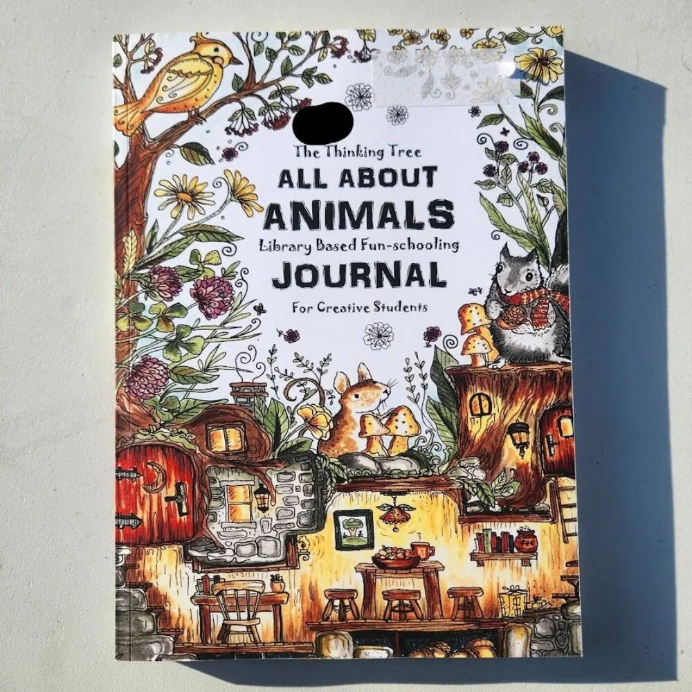 All About Animals Journal Workbook Activity Book Nature Homeschool Homeschooling